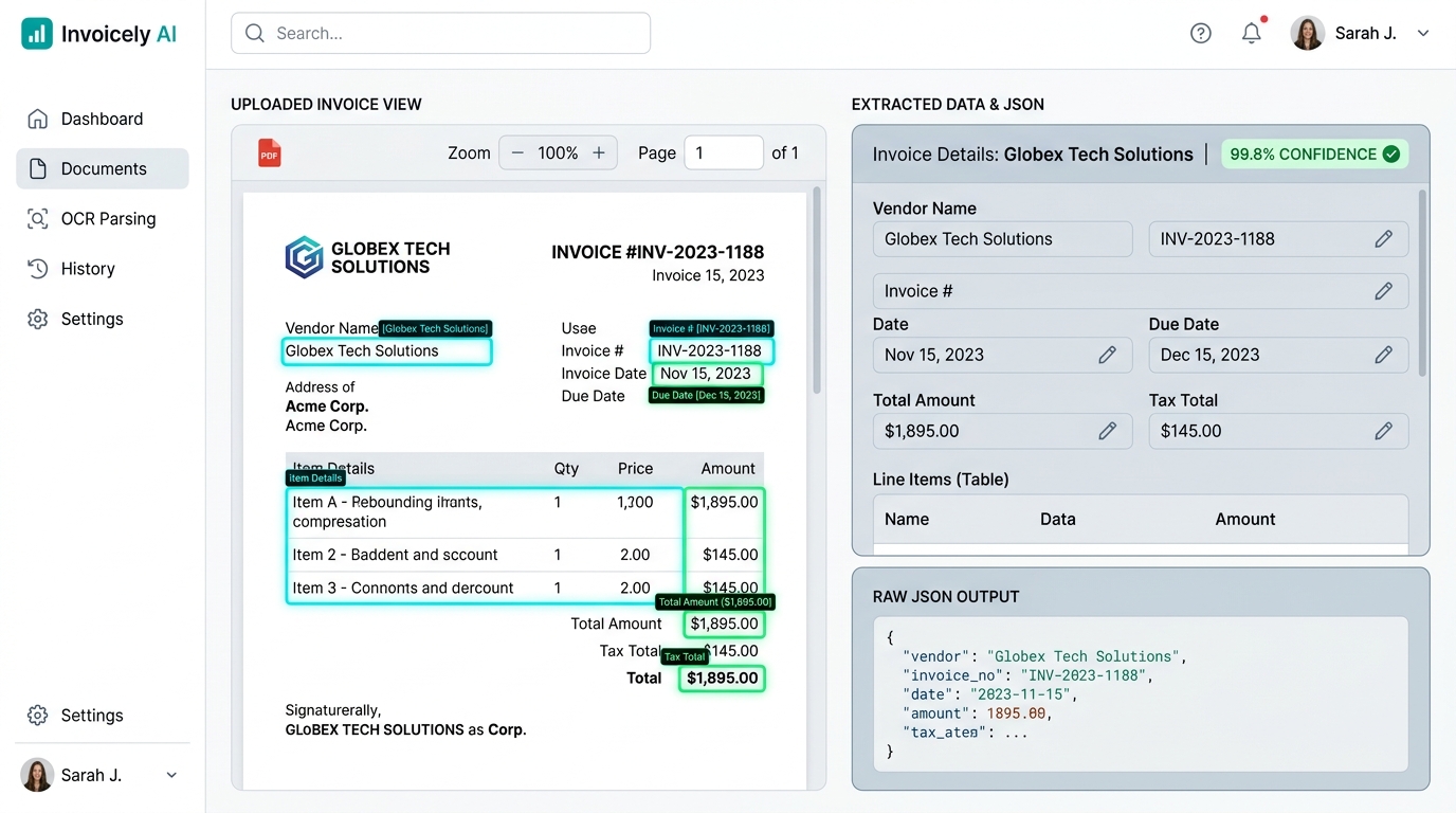 AI Document & Invoice OCR Parsing Agent