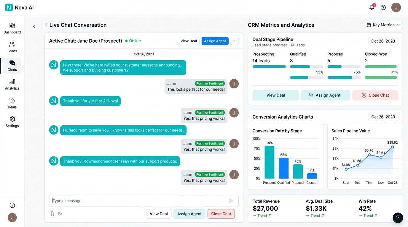 AI Customer & Sales Agent with Sentiment Analysis